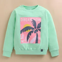 Ginie Girls Graphic Printed Sweatshirt-image-90