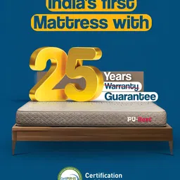 Centuary White Quilted PU Foam Sag Resistance QueenMattress image 4