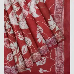 Sarita Sarees Ethnic Motifs Printed Pure Cotton Saree image 3