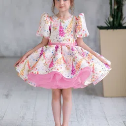YK Floral Print Fit & Flare Dress-picture-49