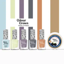 CROWN Beauty Of Nature Set Of 5 Nail Enamel - 10ml Each - Vacay Mode image 2