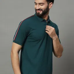 RENUOVO Men Polo Collar Pockets T-shirt image 3
