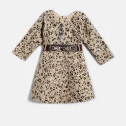Muhuratam Girls Pure Wool Dresses-image-3