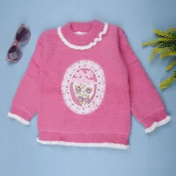 V-Mart Infant Self Design Imported Round Neck Pullover Sweater-picture-30