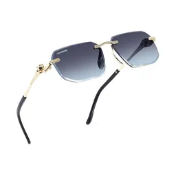 LIZA ANGEL Unisex Grey Lens & Gold-Toned Other Sunglasses with-picture-36