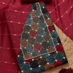 Soch Printed Unstitched Dress Material-image-50