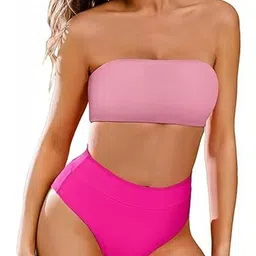 RECENT FASHION Removable Straps High Waist Bikini Set-picture-16