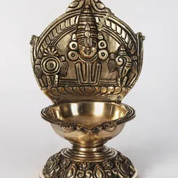 Exotic India Textured Lord Balaji Lamp image 4