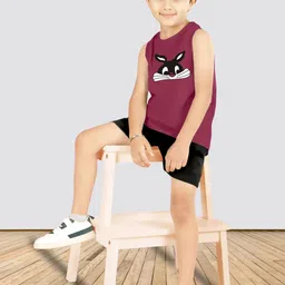 MGRS Kids-Unisex Pure Cotton T-shirt Shorts-picture-29