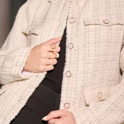 Style Island Women Lightweight Woven Jacket image 2