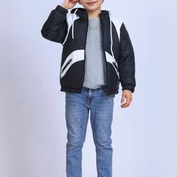 YK Boys Colourblocked Quilted Jacket image 5