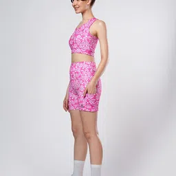 UMILDO Printed Round Neck Sleeveless Top With Shorts image 3