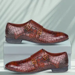 EZOK Men Leather Monks-picture-14