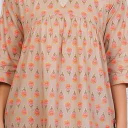 Kahili Art Print Ethnic Cotton Top image 4