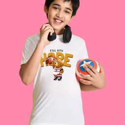 NUSYL Boys Graphic Printed Round Neck Cotton T-shirt-picture-5