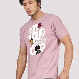 Greylongg Men Graphic Printed Round Neck T-shirt image 3