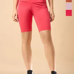 COLOR CAPITAL Women Pack Of 4 Antimicrobial High-Rise Tights-picture-20