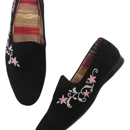 rahgir Classic Ethenic Evening Wedding Party Comfort Embroidery Slip On Jutis & Mojaris Party Wear For Men image 5