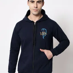 MINISTRY OF FRIENDS Men Printed Hooded Sweatshirt-picture-14