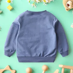 Xsole Boys Graphic Printed Round Neck Full Sleeve Pullover image 2