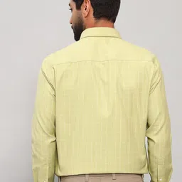 Cantabil Original Checked Spread Collar Cotton Regular Fit Formal Shirt image 2