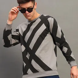 THE CASUALS Men Printed Sweatshirt-image-93