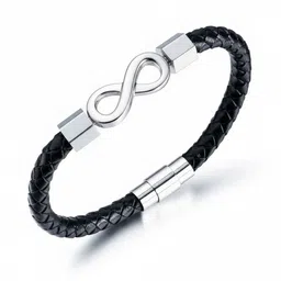 FIMBUL Unisex Leather Antique Charm Bracelet image 5