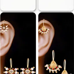 VIVASTRI Women Gold-Plated Alloy Earrings-picture-35