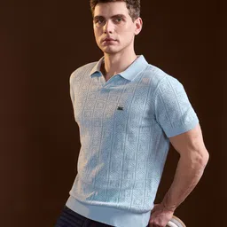 THE BEAR HOUSE Men Polo Collar Slim Fit T-shirt image 1