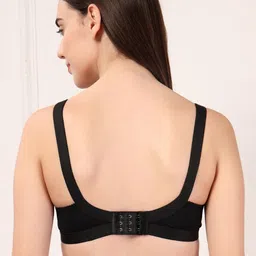 adornstar Women Pack Of 3 Black Solid Full Coverage Non Padded Bra image 4