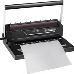 KANABEE Manual Wire Binder Machine A4, Wire Binding Machine 120 Sheet Thermal Receipt Printer-picture-36