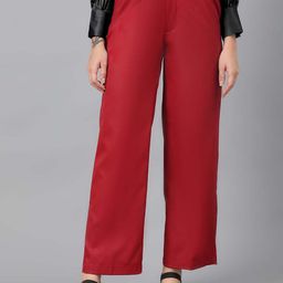 Stylecast X Kotty Women Solid High-Rise Trousers-picture-20