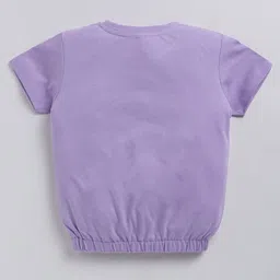 Ginie Girls Printed Round Neck Blouson Top image 2