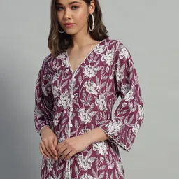 KBZ Women Floral Printed Cotton Top image 5