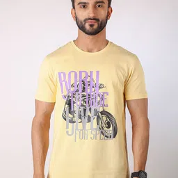 Loopers Men Typography Printed Applique T-shirt-image-36