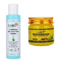 CARET ORGANIC Conditioning Aloe Vera Shampoo 300 ml & Aloe Vera Gel 100 g-picture-20