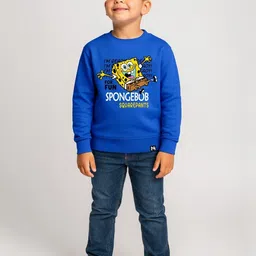 YK X Minute Mirth Boys Spongebob Printed Sweatshirt-picture-51