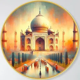 Livin'luxe Gold-Toned MDF Wall Paintings-picture-27