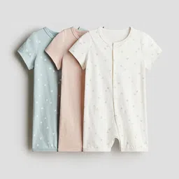 H&M 3-Pack Cotton Sleepsuits-picture-52