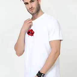 KAIDO Graphic Printed Round Neck Short Sleeves Cotton T-Shirt image 4