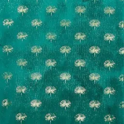 GEET CREATIONS Green & Beige Floral Window Curtain image 4