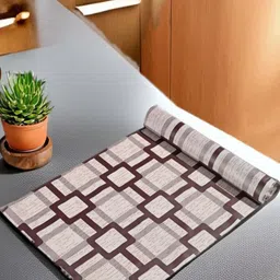 REVEXO Beige & BrownPrinted Water-Resistant Shelf Liner-picture-25