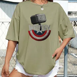 Moda Rapido Women Typography Printed T-shirt-picture-39