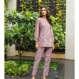 WEAVLLITE Embellished Tunic With Trousers Co-Ords image 2