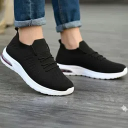 COOPERWINGS Women Mesh Running Non-Marking Sports Shoes image 2