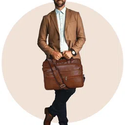 Leather World Unisex Laptop Bag-picture-29