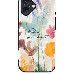 QRIOH Floral Printed iPhone 16 Plus Back Case Mobile Accessories-picture-45