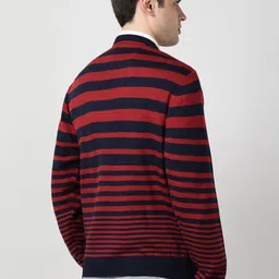 Peter England Casuals Men Striped Pullover image 5