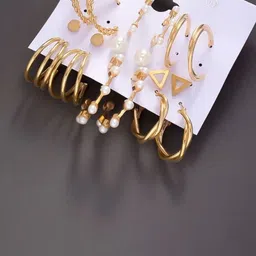 TheVineGirl Geometric Hoop Earrings image 3