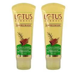 Lotus Herbals Set Of 2 Tea Tree Face Wash With Cinnamon - 120ml Each-picture-25